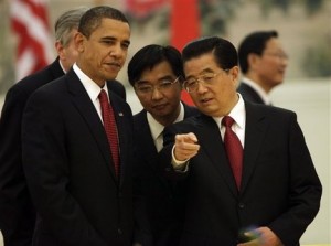 Obama Hu Jintao 17 nov 2009